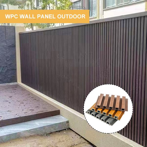 Waterproof Exterior Siding Panels WPC Wall Panels for Outdoor Use Decorative Exterior Wood Wpc Wall Cladding