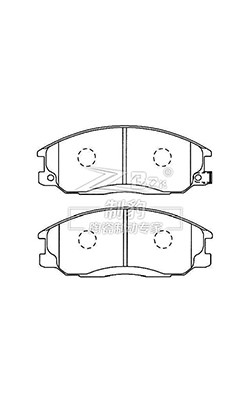 Hyundai Santa Fe, керамическая тормозная панель, D864,58101-26A00,F
