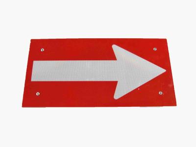 Sinais da placa de L400*W280*H2.0mm 3M Reflective Film Arrow
