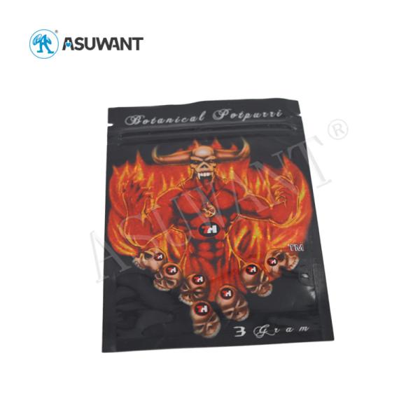 Custom Matte Stand Up Heat Seal Foil Mylar Custom Logo Packaging Bag Custom Smell Proof Bag Pouch For Marijuana