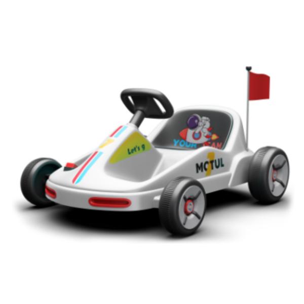 2024 Ride On Toy 2.4G Kart de control remoto con pantalla de potencia y ajuste de volumen