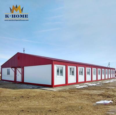 Construção pré-fabricada do recipiente do escritório portátil à prova de fogo da construção