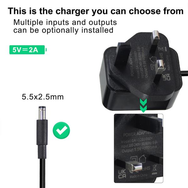 12V 1A 12W AC 電源アダプタ