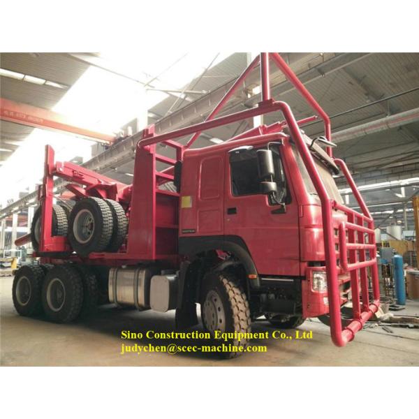 10 тележка тимберса журнала тележки ХОВО 6кс6 50т цели Синотрук колес особенная сильная