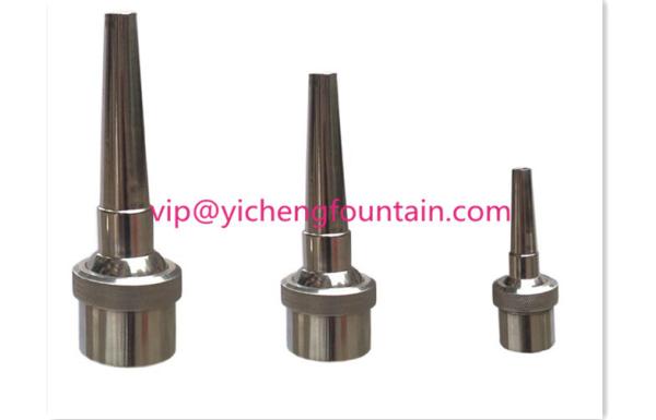 Adjustable Straight Spray Water Fountain Nozzles For Musical / Dancing Fountains