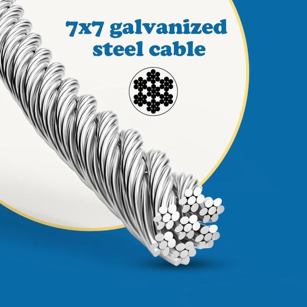 Construction Galvanized Aircraft Cable 5/16 Electric Wire and Cable Standard AiSi