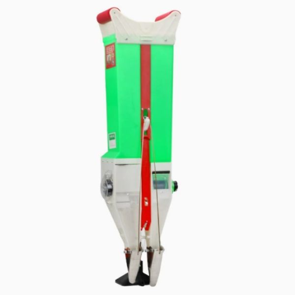 Iron Manual Seeder Machine With Fertilizing Multi Purpose Hand Push Planter Tool