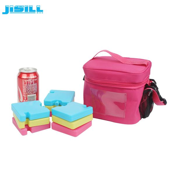 Modifique la bolsa de hielo para requisitos particulares plástica reutilizable portátil para la comida mantienen fresco