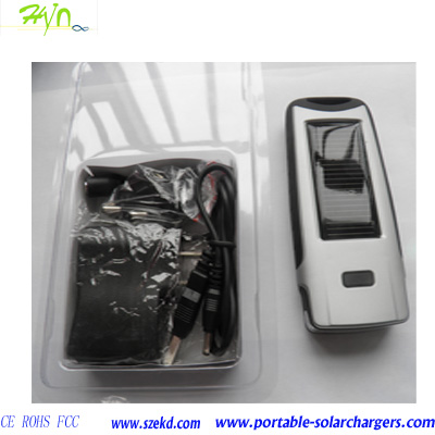 800mAh Lithium  Emergency Solar Charger For Cell Phone, Digital Camera, PDA, MP3,MP4