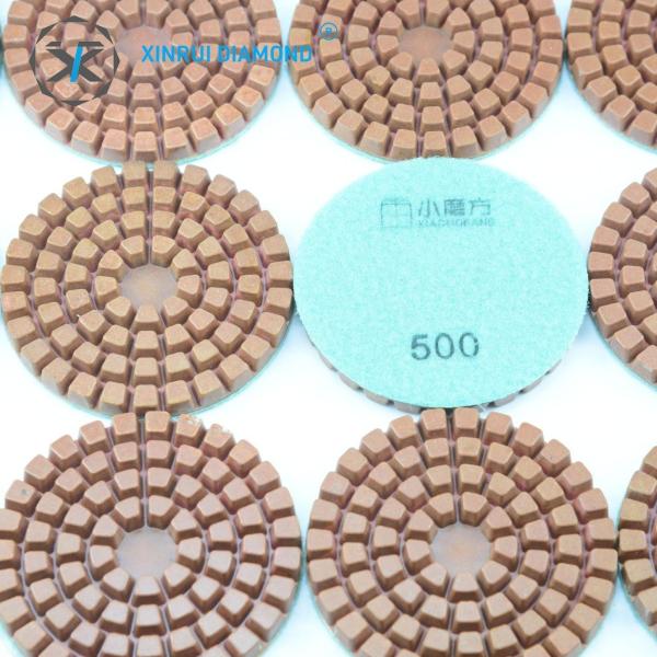 High Speed and Gloss Terrazzo Polishing with Xinrui Diamond Pad to Be Customized