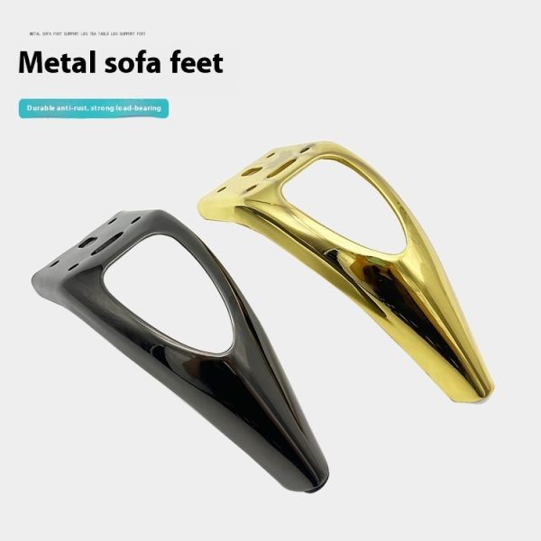 Wanjusheng Hardware Accessories Metal Feet Sofa Cabinet Gold Black Table Bed Iron Furniture Legs
