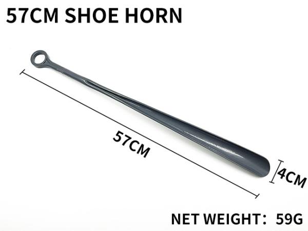 Shoe Horn 18.3 inch 46.5 CM 57 CM Plastic PP Long Handled Sturdy With Comfortable Grip For Seniors China Factory Logo Oem