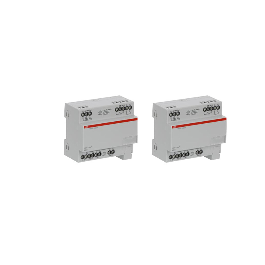 FCC/S1.5.1.1 ABB KNX Fan Coil Controller 2-Fold PWM Output with 0-10V Modulating Fan Control for Advanced HVAC