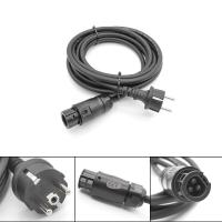 Cable eléctrico de corriente alterna micro Betteri BC01 del inversor del lazo de la rejilla de Deye al enchufe 3 X 1.5mm2 de Schuko