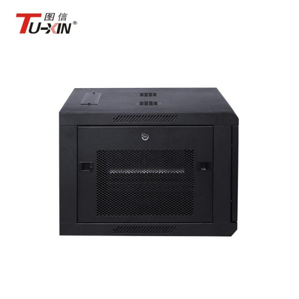 Custom 9u Wall Mount Network Cabinet IP20 Protection For Electric Industry