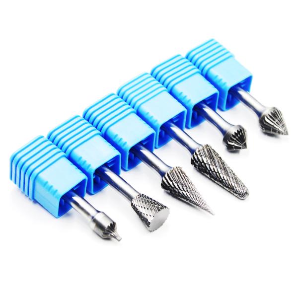 Taper Shape With Radius Tungsten Carbide Rotatory Double Cut for Tools Burr Plastic Generic Carbide Burr