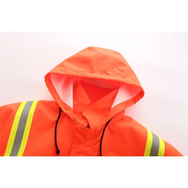 Анти- статический дождя FR Workwear доказательства, Hi куртка апельсина Vis пожаробезопасная водоустойчивая