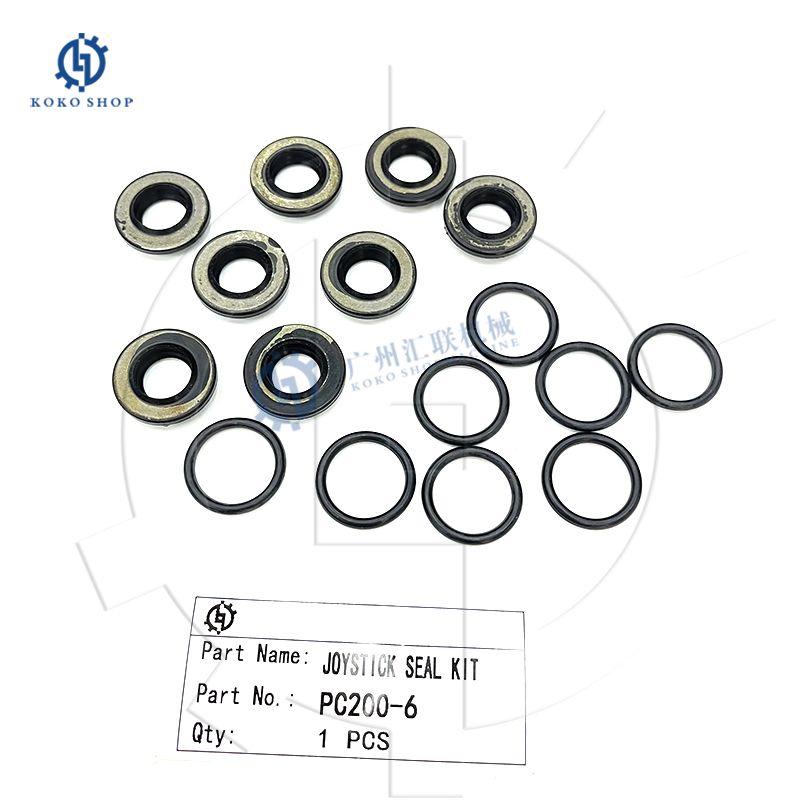 PC200-6 Joystick Seal Kit Pusher Seal Kit 702-16-01850 702-16-01180 For Excavator Spare Parts