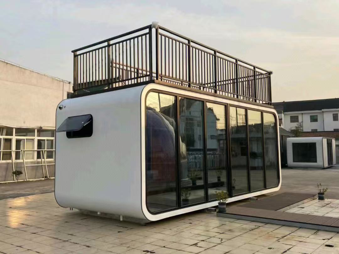 Quality Choice Prefab Cottage Apple Cabin Eco-Friendly Apple Cabin Steel Structure Apple Cabin