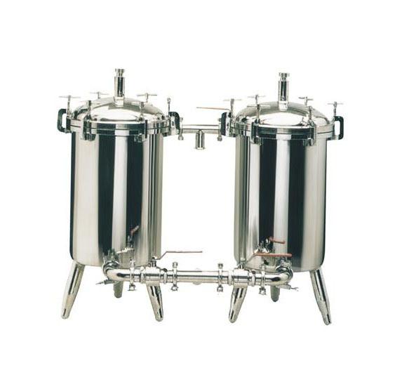 Filtro de leite pasteurizado duplex de aço inoxidável para serviços de manutenção e reparação em campo