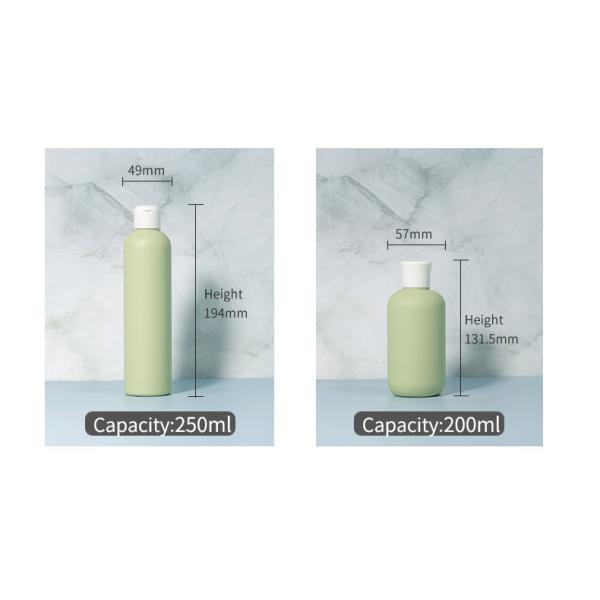 Botella de desinfectante para manos de 250 ml, botellas de spray de plástico HDPE con bomba