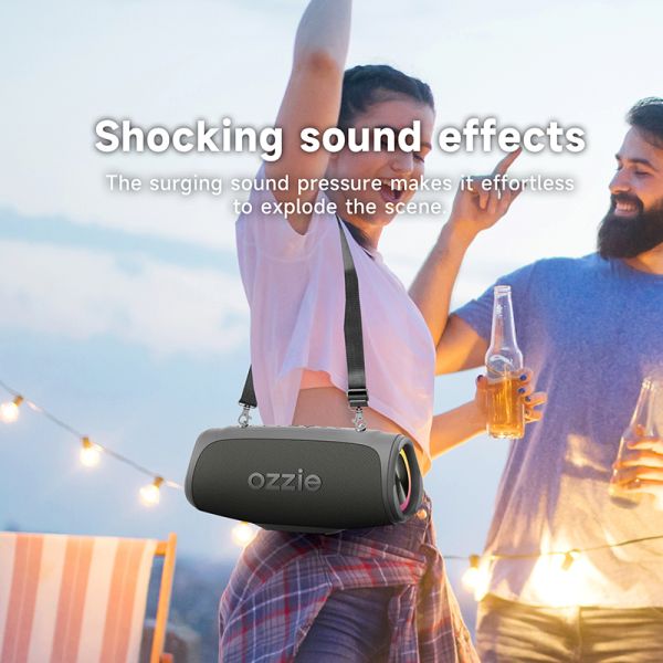 IPX7 Waterproof Bluetooth Speaker with High Quality Audio for Outdoor Use