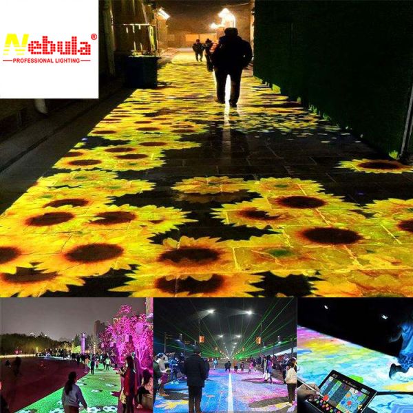 Nebula 80+ Interactive Games DLP 1000 Lumen LED Outdoor Projection 3D Mapping Gobo Video Projector
