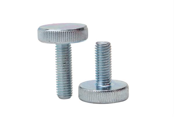 Zinc Plated Steel DIN653 Knurled-Head Thumb Screws Knurled-Head Adjustment Screws