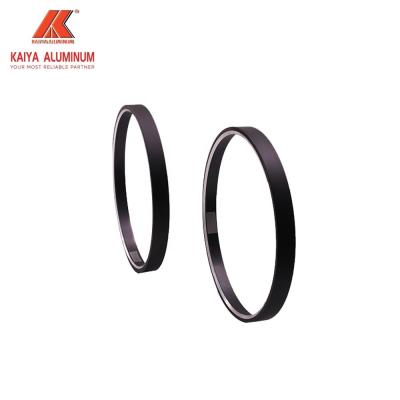 Perfis redondos da mobília de Matt Black Aluminium Mirror Frame para o quarto do banheiro