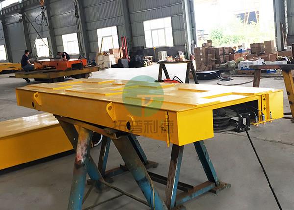 Cable Reel Pallet Transfer Container Motorized Machinery Factory Crane Rail Wagon