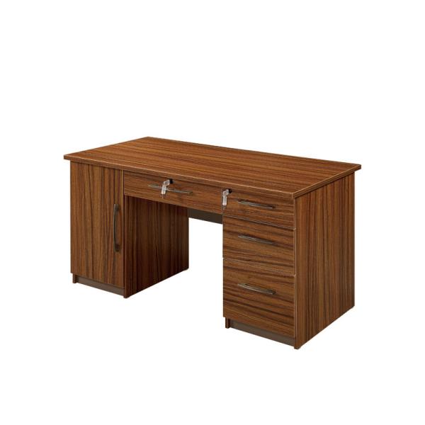 Melamine Wooden Office Computer Desk Panel Wood Style 5 Years Warranty