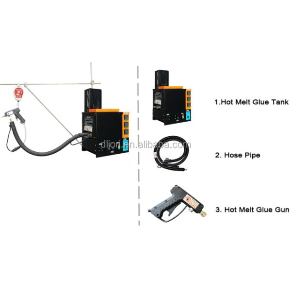 Independently controlled Heating Element Hot Adhesive Melt Glue Gun