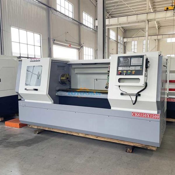 Cnc Lathe Machine CK6150 7.5KW Spindle Motor Cnc Lathe With 500mm Max Cutting Length