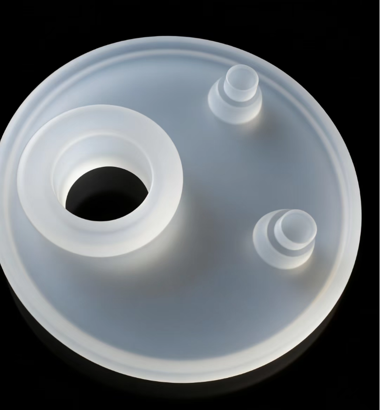 Fused Quartz Plates Frosted Quartz Furnace Door High Purity Transparent Customized