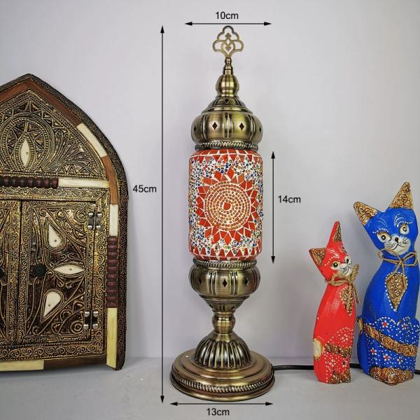 Southeast Asia Table Lamp Mediterranean Turkish E14 table lamps for bedroom bedside(WH-VTB-05)