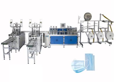 Fast Delivery Automatic Surgical 3ply Non Woven Disposable Earloop Face Mask Making Machine