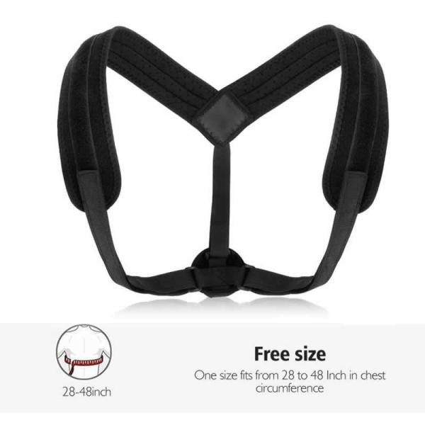 Custom design back posture corrector support for women men
