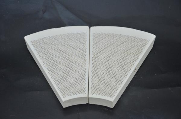 Infrared Honeycomb Ceramic Burner Plate For Pizza Furnace White Color