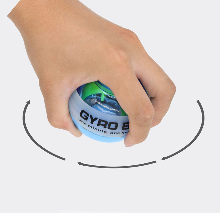 Original Wrist Trainer LED Gyroball Essential Spinner Gyroscopic Forearm Exerciser Powerful Arm Strength Workout