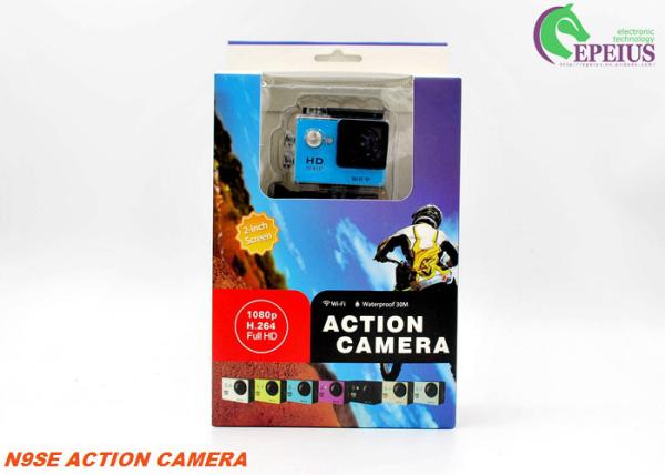 Mini Cube 1080P HD Action Camera 2 Inch LCD Wifi For 30M Underwater Sports