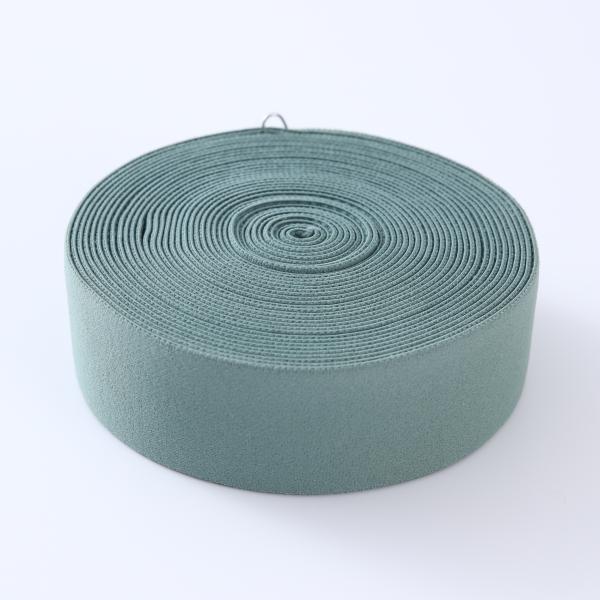 Factory high quality nylon underwear bra wire casing plush back double teeth edge elastic webbing for underwire bra cup