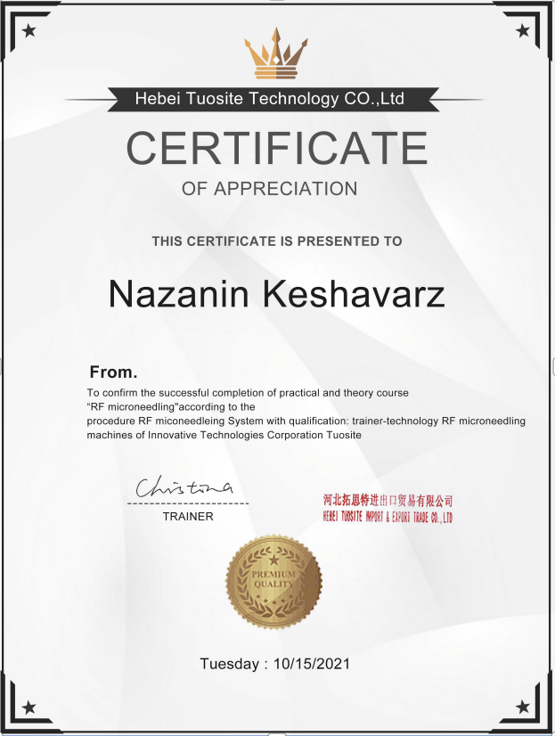 Hebei Tuosite Technology Co., Ltd. Certifications