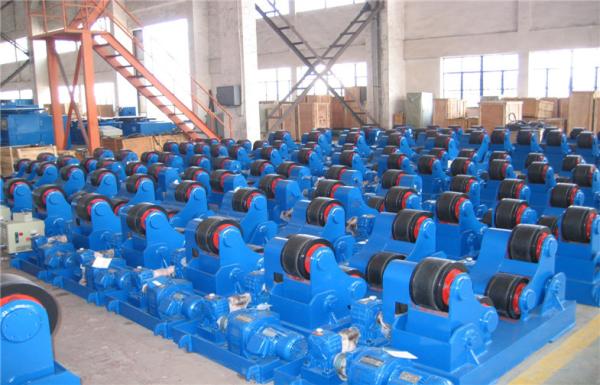 Power Station Construction 40t Welding Roller , 6-60m/H Adjustable Welding Rotator