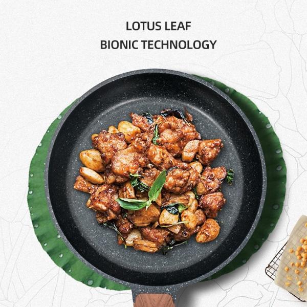 Hot Sale Cookware Marble Coating Fry Pan Die-cast Aluminum 28cm Non Stick Frying Pan Ollas Fry Pan