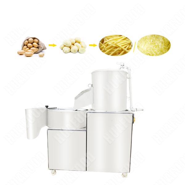Fruit processing plant carrot potato fruit and cube vegetable chop cutting washing cleaning machine line