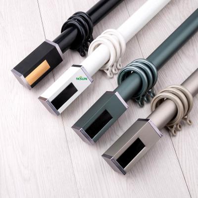  Wholesale Fashion Curtain Pole Aluminum Ceiling Mounted Decorative Roma Pole Set