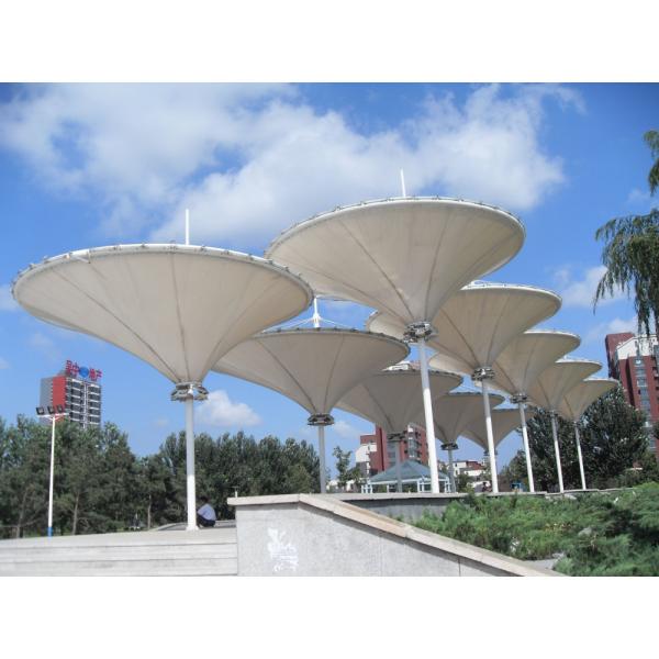 Modern Design Gym Tecido Tensile Tribuna Bleacher Estrutura de Membrana Arquitetônica Canopy