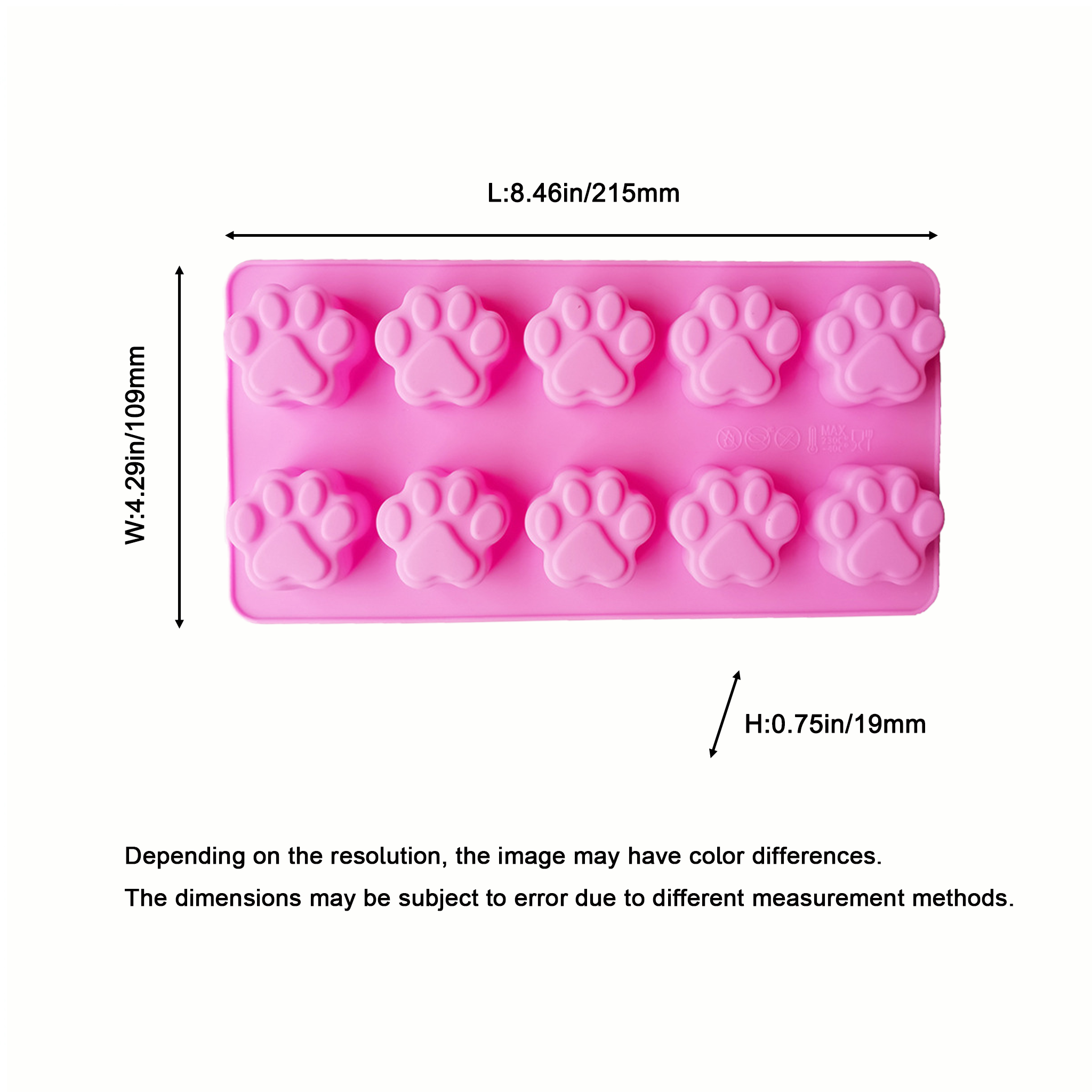 Irregular Shape Silicone Kitchen Mold Single Piece Excellent Choice for Baking Cake Candy Ice Tray Decoration