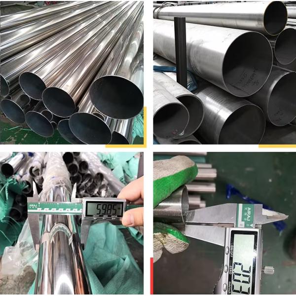 Sch40 Sch20 SS Бесшовная труба Полированная поверхность ASTM A312 Tp316L для строительных материалов