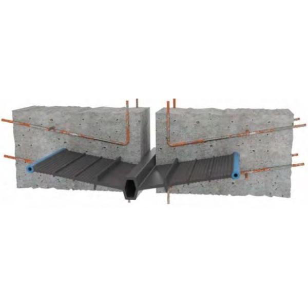 Construction Joint PVC Waterstop with 20-100 Shore A Hardness in Black/Red/White